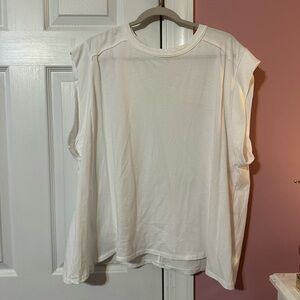 KARLIE white oversized tank